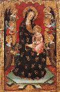 SERRA, Pedro Madonna with Angels Playing Music oil on canvas